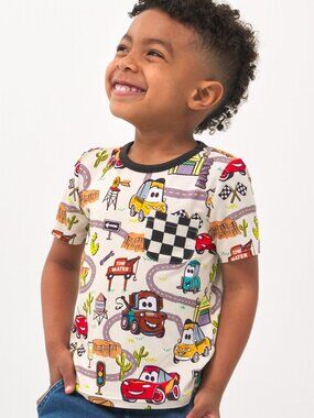 NWT Little Sleepies Disney Pixar Radiator Springs Short Sleeve Pocket Size 5